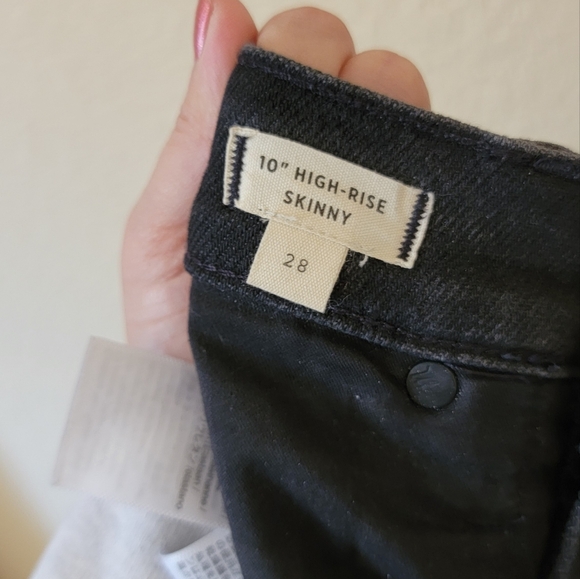 Madewell 10" High-Rise Skinny Jeans in Starkey Wash size 28 - Picture 6 of 7